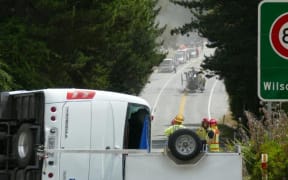 Glenorchy-Queenstown Road bus crash involving 20 people