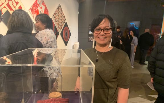 Kaaterina Kerekere is a curator and artist in the exhibition.