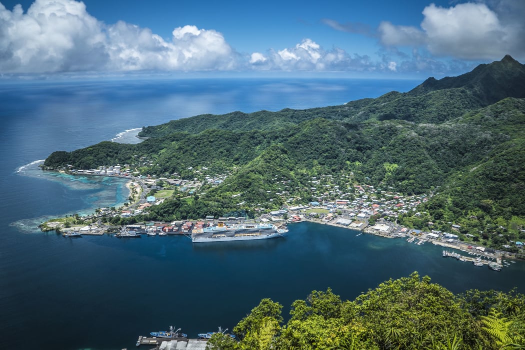 Pago Pago, the capital of American Samoa.