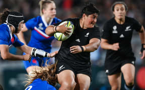 Krystal Murray of New Zealand.
New Zealand Black Ferns v France, Women’s Rugby World Cup New Zealand 2021 (played in 2022) Semi Final match at Eden Park, Auckland, New Zealand on Saturday 5 November 2022. Mandatory credit: © Andrew Cornaga / www.photosport.nz