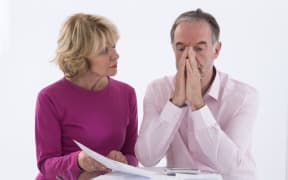 Bills, stress, couple