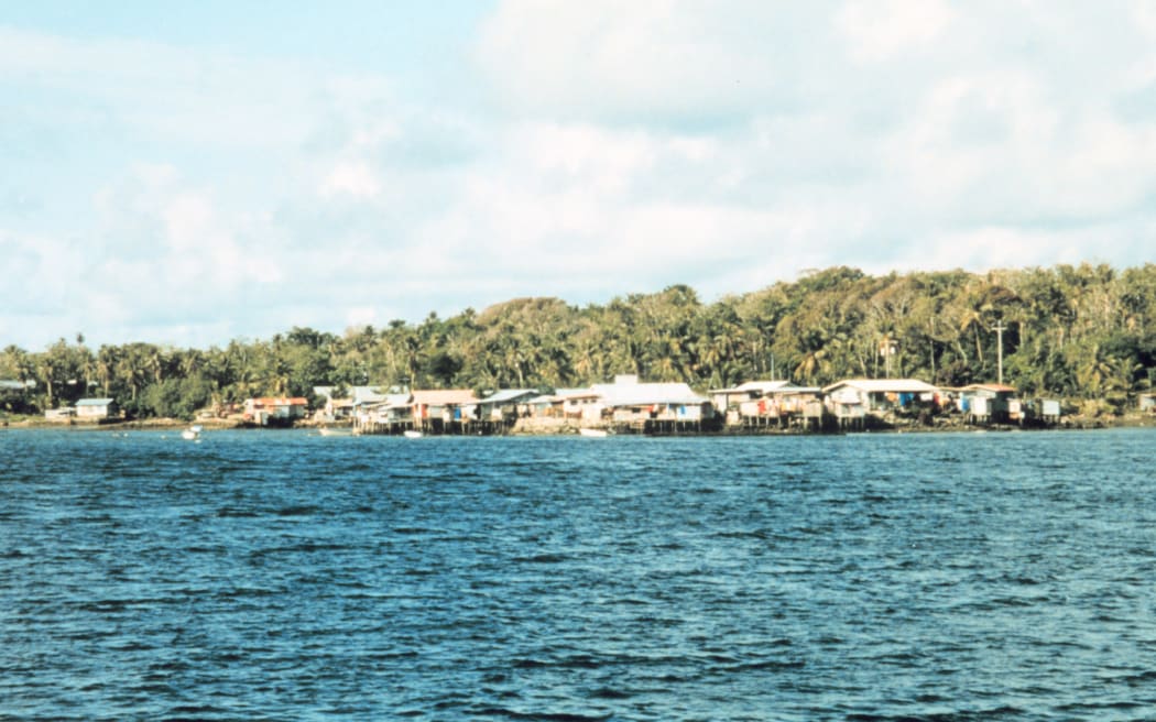 Colonia, the Capital of the state of Yap.