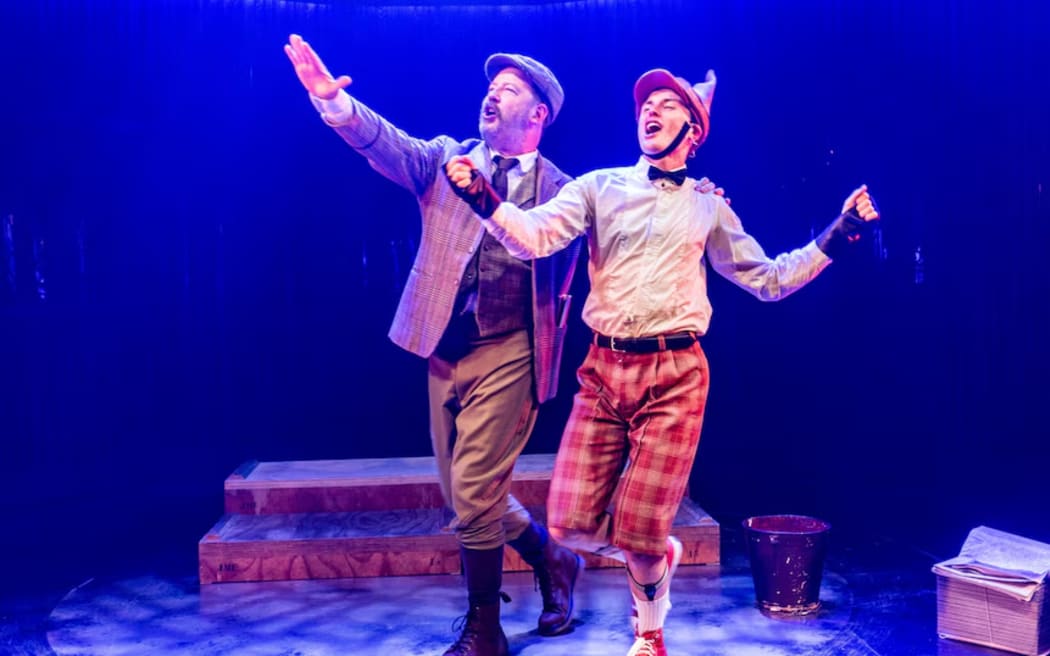 "The show has heart because of that relationship [between Phar Lap and Telford]," Kramer says. Pictured: Smith and Granger. (Supplied: Hayes/John McCrae)