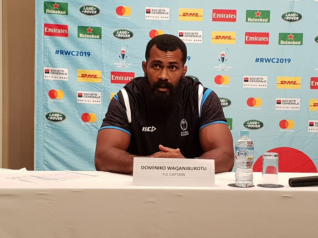 Fiji captain Dominiko Waqaniburotu.