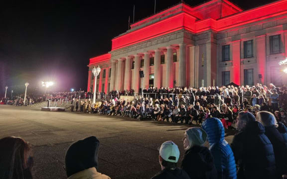 Anzac Day commemorations, including a dawn service, has taken place on the forecourt at Tāmaki Paenga Hira - Auckland War Memorial Museum.