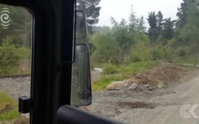 Defence Force convoy takes Inland Road to Kaikoura: RNZ Checkpoint
