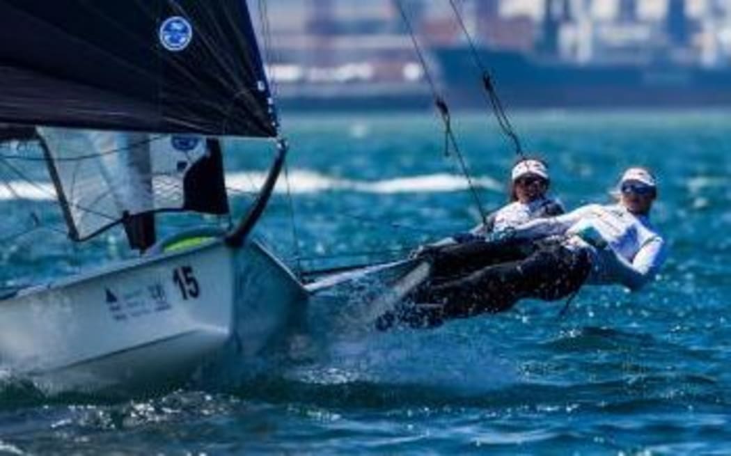 Alex Maloney and Molly Meech are leading the world champs in Portugal.