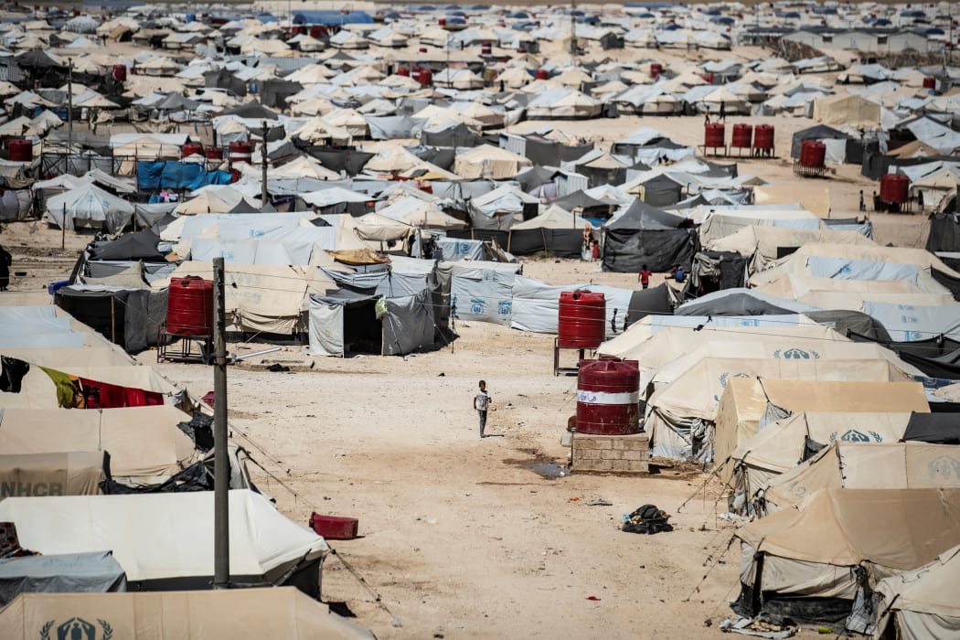 Al-Hol camp in al-Hasakeh governorate in Syria, on August 08, 2019.