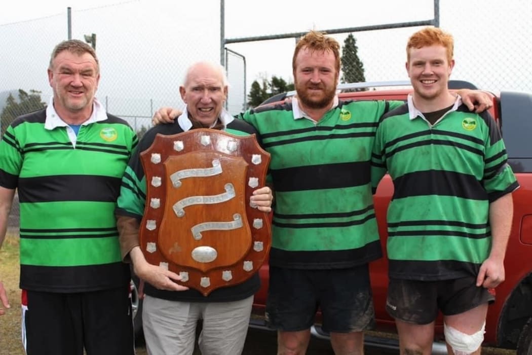 Three generations of the MacRae family have played for Whataroa.