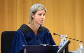 280425 KAI SCHWOERER
Coroner Alexandra Cunninghame speaks during the coroner's inquest looking into the oversights before the murder of Juliana Bonilla-Herrera.