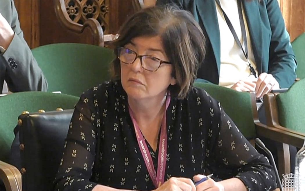 A video grab from footage broadcast by the UK Parliament's Parliamentary Recording Unit (PRU) shows Britain's Cabinet Office Second Permanent Secretary Sue Gray speaking during the Welsh Affairs Committee, in London, on March 23, 2022. (Photo by PRU / AFP) / RESTRICTED TO EDITORIAL USE - MANDATORY CREDIT "AFP PHOTO / PRU " - NO MARKETING - NO ADVERTISING CAMPAIGNS - DISTRIBUTED AS A SERVICE TO CLIENTS