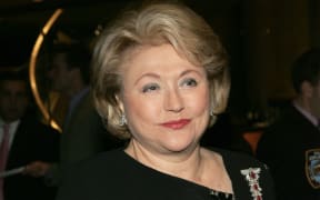 (FILES) US-British writer Barbara Taylor Bradford attends the opening night of "La Cage Aux Folles" at the Marquis Theatre in New York City on December 9, 2004. - Bestselling British-American writer Barbara Taylor Bradford, whose first novel "A Woman of Substance" turned her into an overnight success, has died aged 91, a spokeswoman said on November 25, 2024. (Photo by Paul Hawthorne / GETTY IMAGES NORTH AMERICA / AFP)