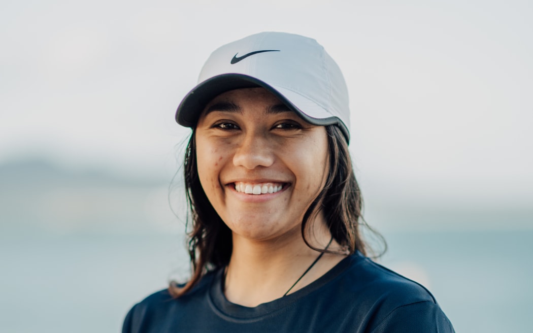 Waka ama coach at Auckland Uni Georgia Naera