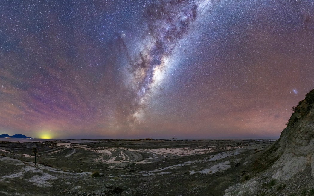 The centre of the Milky Way Galaxy over Kaikōura. International dark sky sanctuary status is providing economic benefits.
