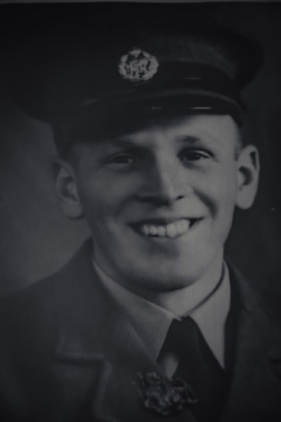 Ron Hermanns as a young airman in the New Zealand Territorial Air Force, 1937.