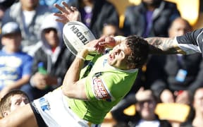 Blake Ferguson thumbnail Raiders uniform in mid-air