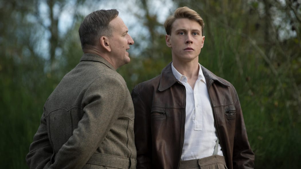Christopher Eccleston dishes out some advice to George McKay in Where Hands Touch.