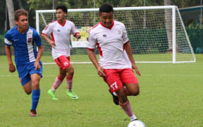 Atunaisa Namoa scored both goals in Tonga's win over American Samoa.