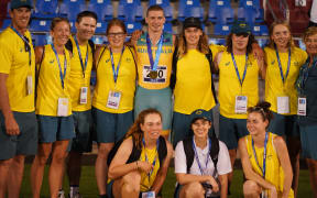 Steven Solomon capped off a stunning day for Australia with gold in the men's 400m.