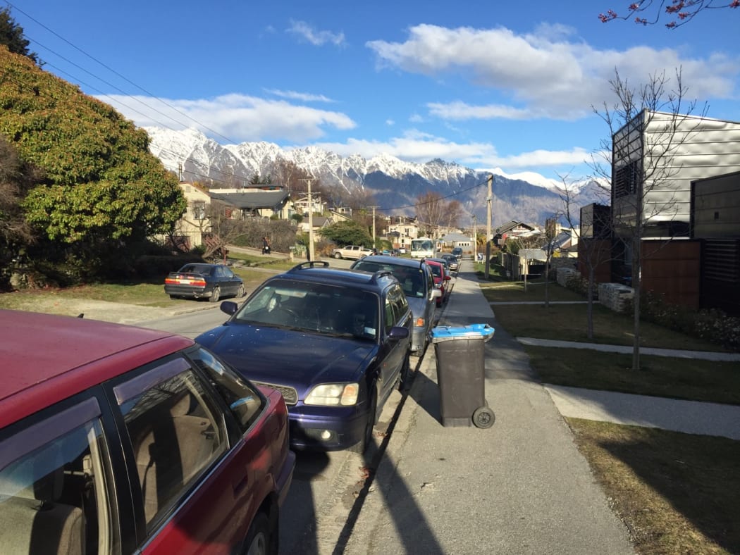 Hallenstein Street, Queenstown Hill the location of many rental houses.