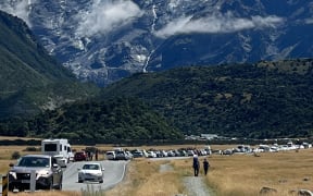 White Horse Hill Car park at Aoraki Mount Cook National Park (2024).