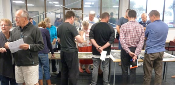 There was a steady stream of locals through the entire open day
