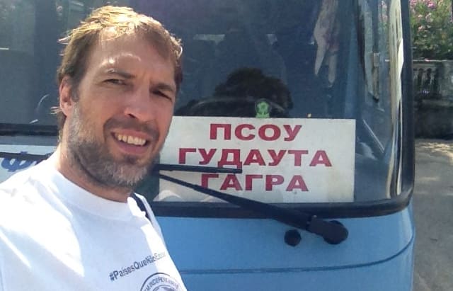 Guilherme Canever in Abkhazia