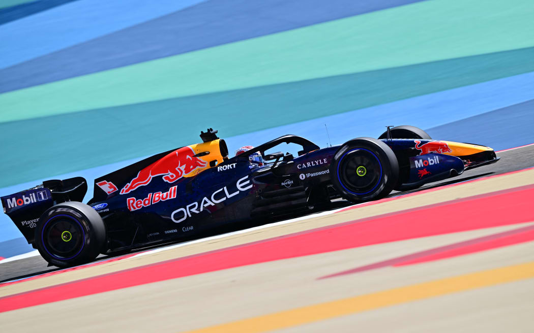Red Bull Racing's Dutch driver Max Verstappen at 2026 pre-season testing.