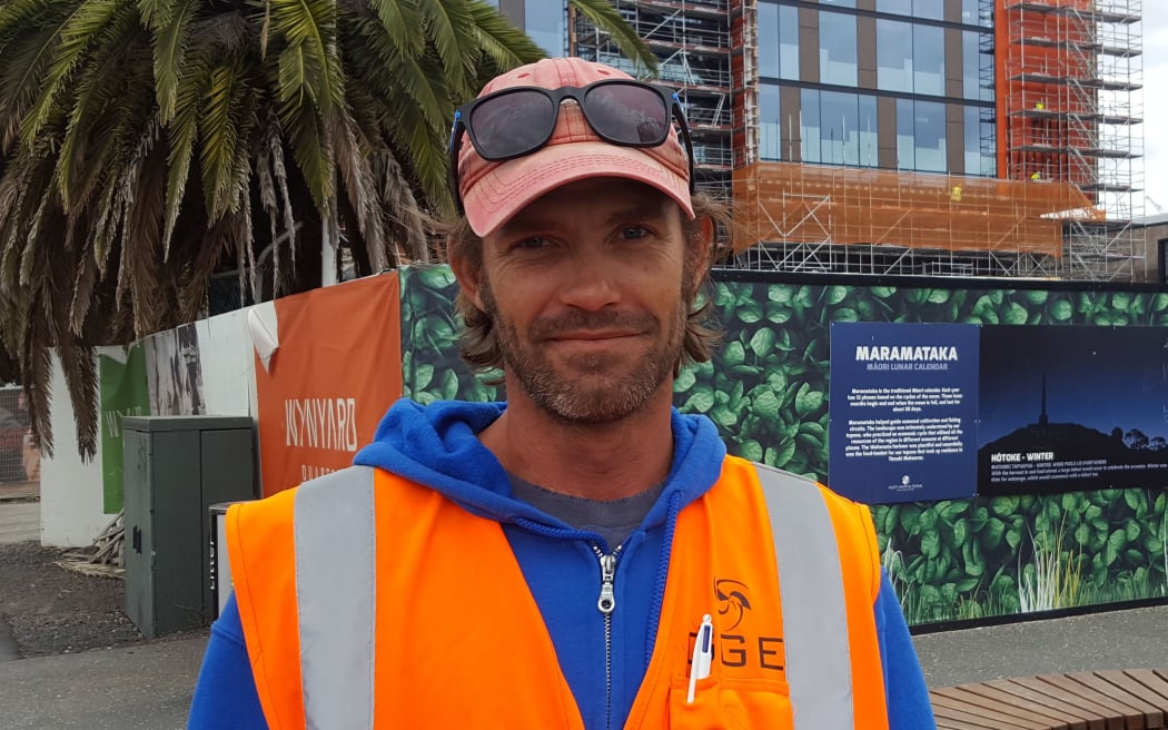 David Topping, 41, said raising the retirement age was unfair to some workers.