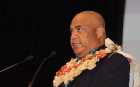 Executive director of the Western and Central Pacific Fisheries Commission Feleti Te'o at the opening of its annual meeting in Fiji, December 2016.