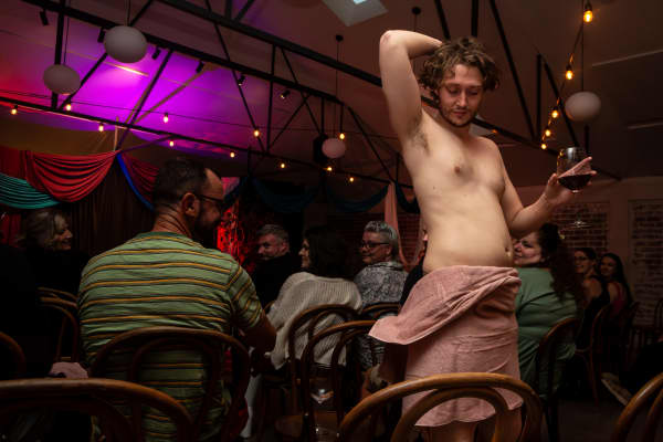 George Fenn in Sexy Ghost Boy described as 'Mr Bean, but sexy.'