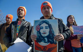 Pro DACA and Dreamer supporters march at US Capital on March 5, 2018 in Washington, DC