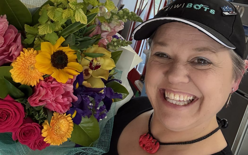 Michelle Hazeleger-Mollard, the national operations manager of Kiwibots.