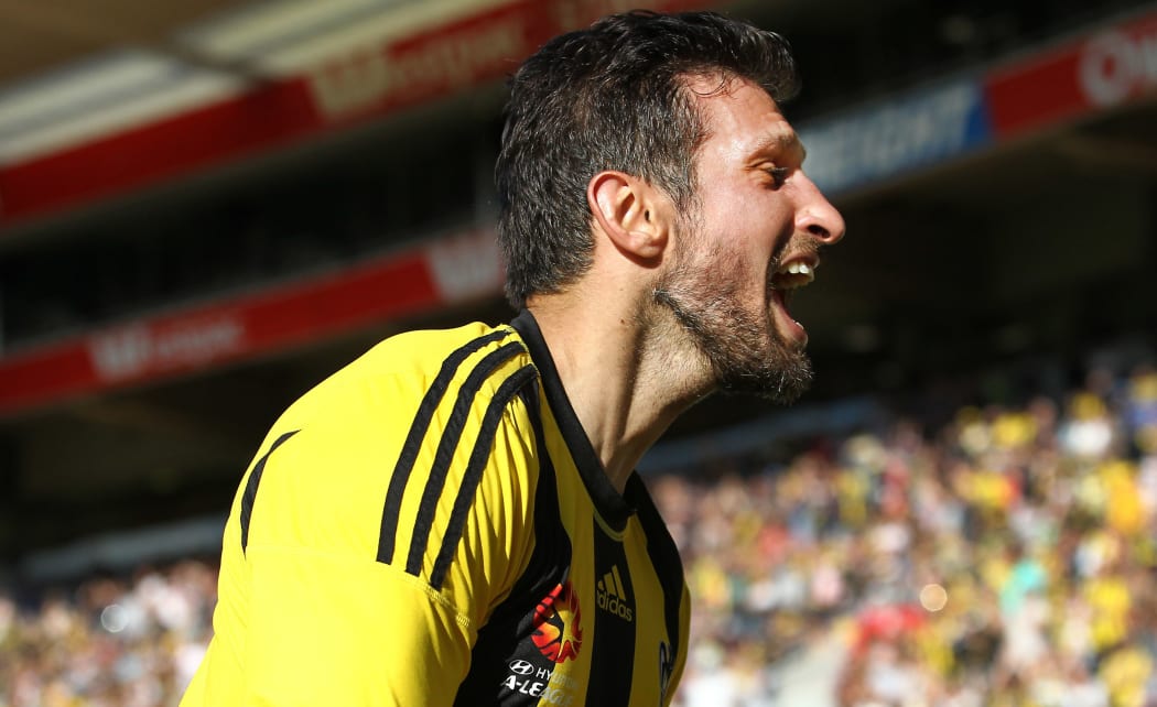 Vince Lia of the Wellington Phoenix.