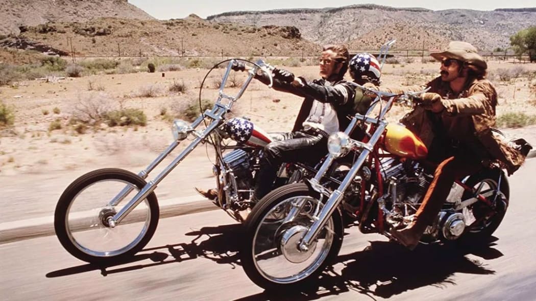 Peter Fonda and Dennis Hopper in Easy Rider