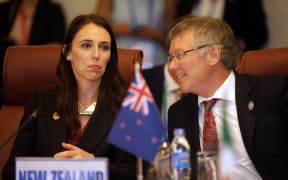 Prime Minister Jacinda Ardern and Trade Minister David Parker.