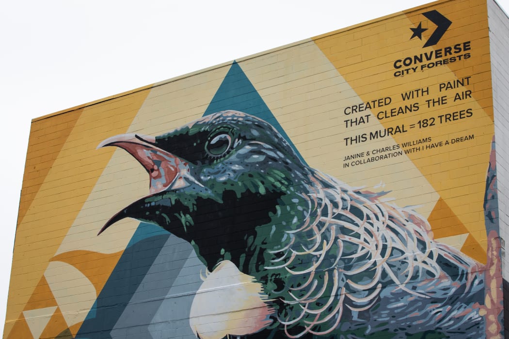 Shoe company Converse's public art global campaign called Converse City Forests.