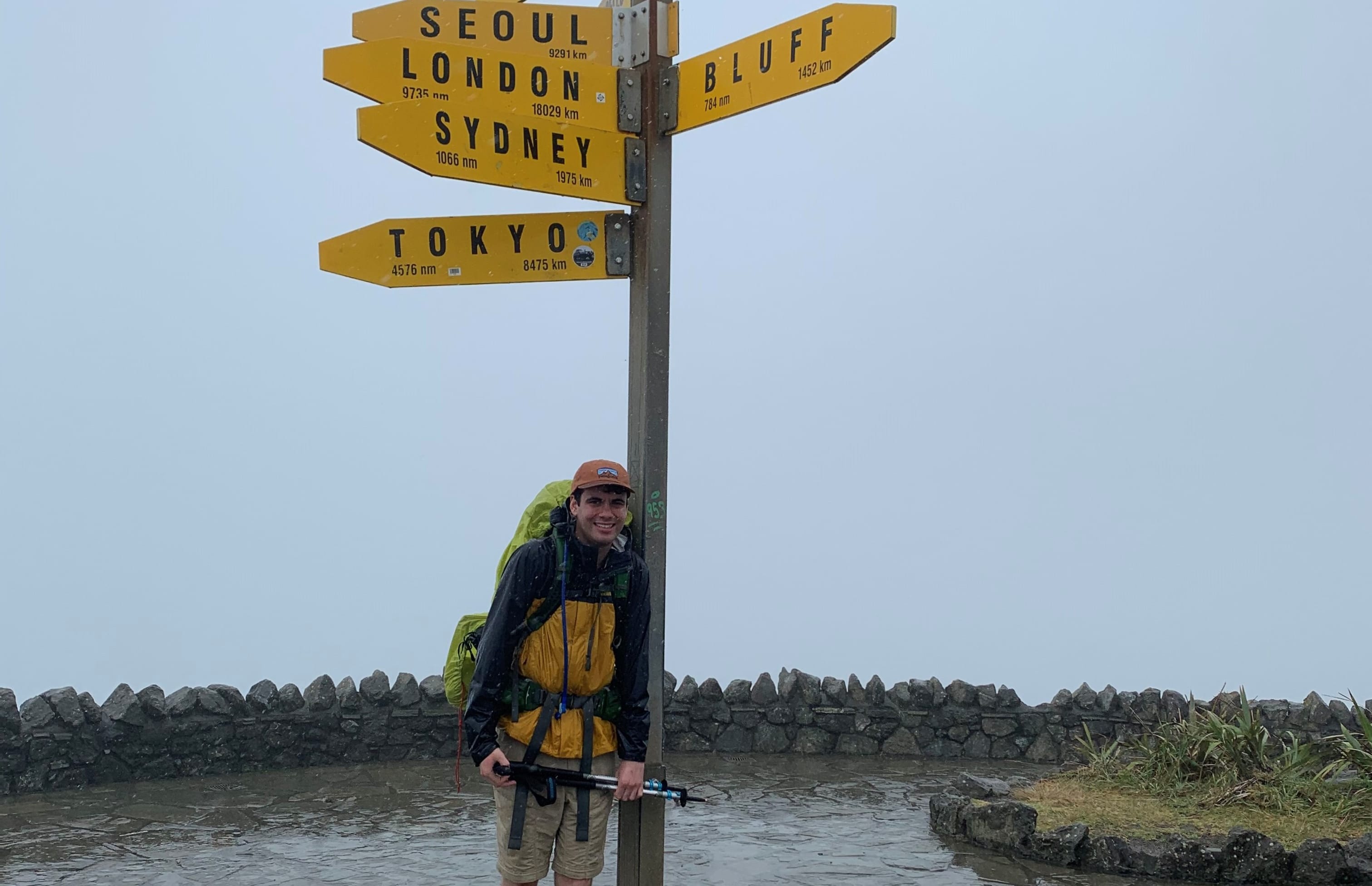 Jamie Tahana at Cape Reinga