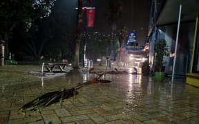 Early morning rain in Orewa on 1/2/23