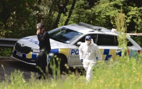 Police working at scene in Greenhithe where Mei Han Chong's was found