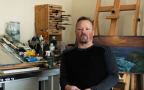 Shane Emeny's kitchen in his house after living in a motel for 4 years