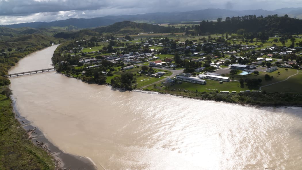 Uawa River through Tolaga Bay rises after flooding