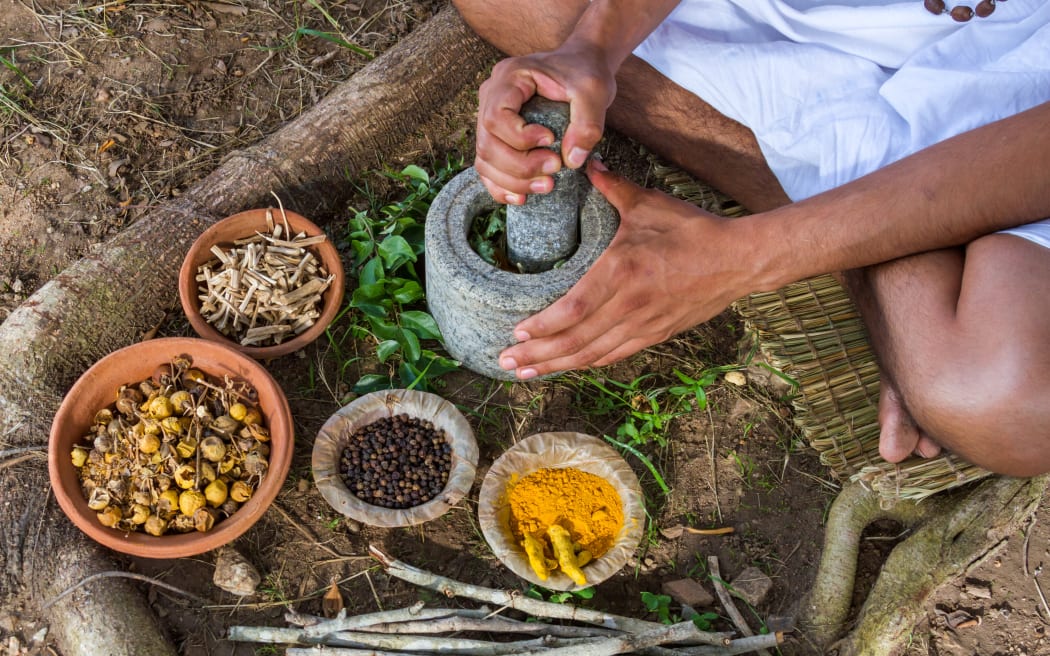 Ayurveda is a traditional Indian medicine based on herbs and massage.