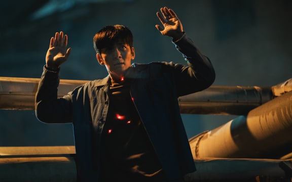Ji Chang-wook in the Disney+ thriller The Manipulated.