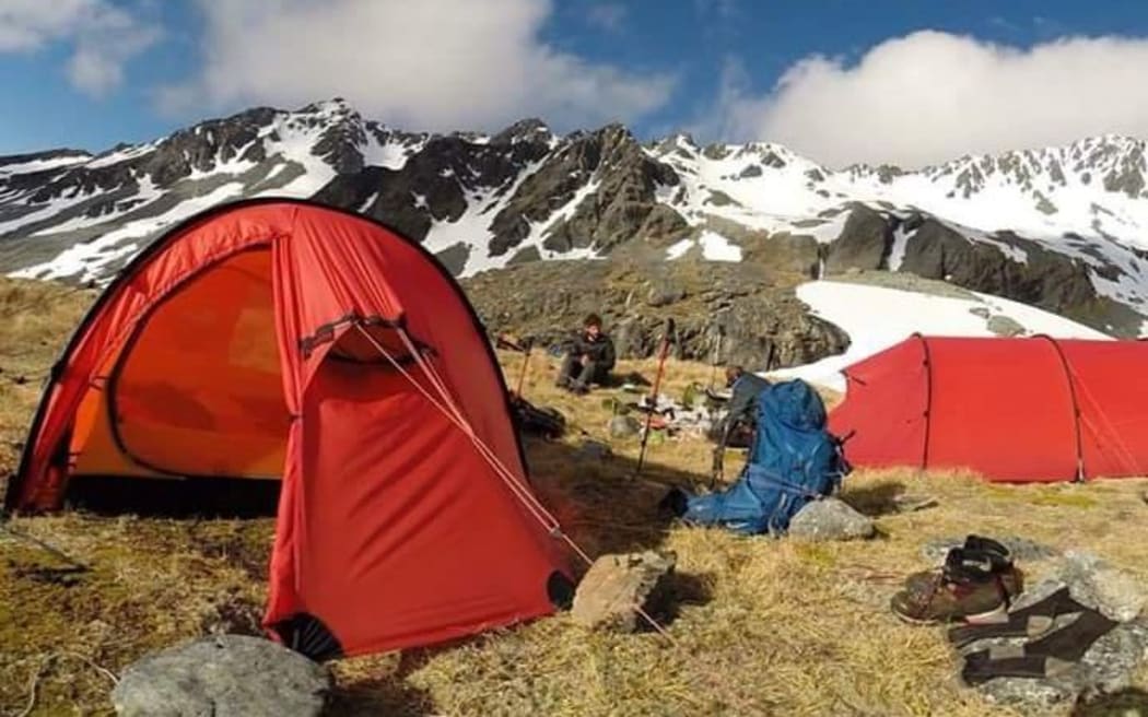 Student accommodation on a Glenroy mountaintop in the back of beyond near Nelson.