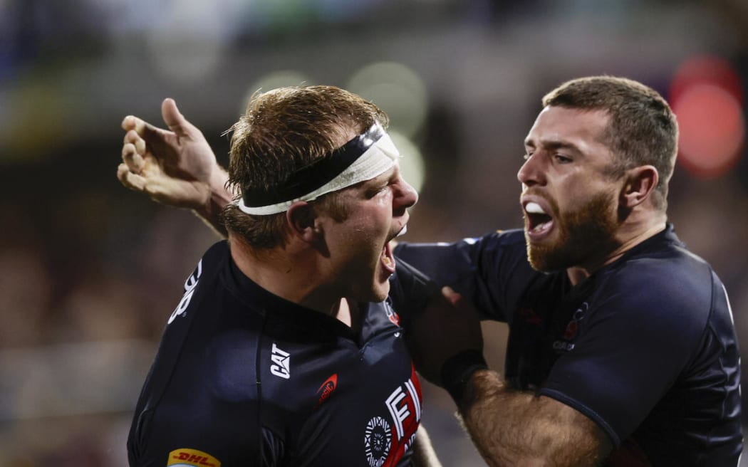 George Bell scores the winner against the Brumbies.