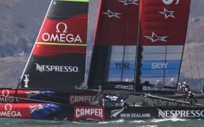 Emirates Team New Zealand battled it out against Oracle Team USA in San Francisco in 2013, but lost the series.