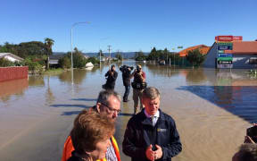 Bill English in Edgecumbe