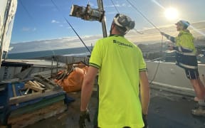 Construction on OMV New Zealand.