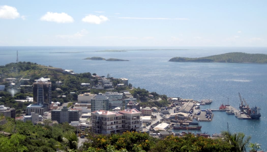 Port Moresby, the capital of Papua New Guinea.